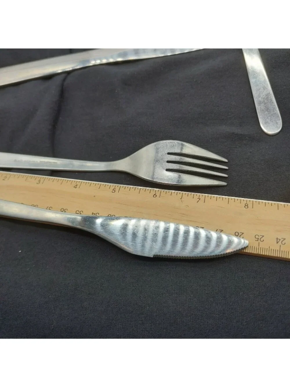 IKEA 4 Forks, 3 Knives & 1 Spoon Stainless Lot Of 8